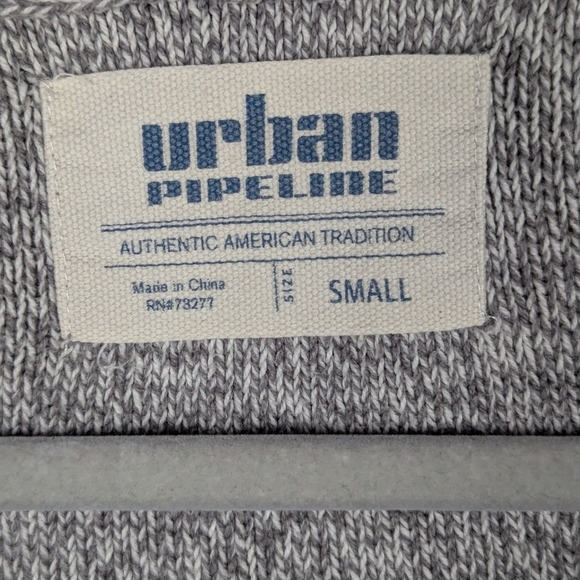 Urban Pipeline gray small cardigan for men - Picture 3 of 10